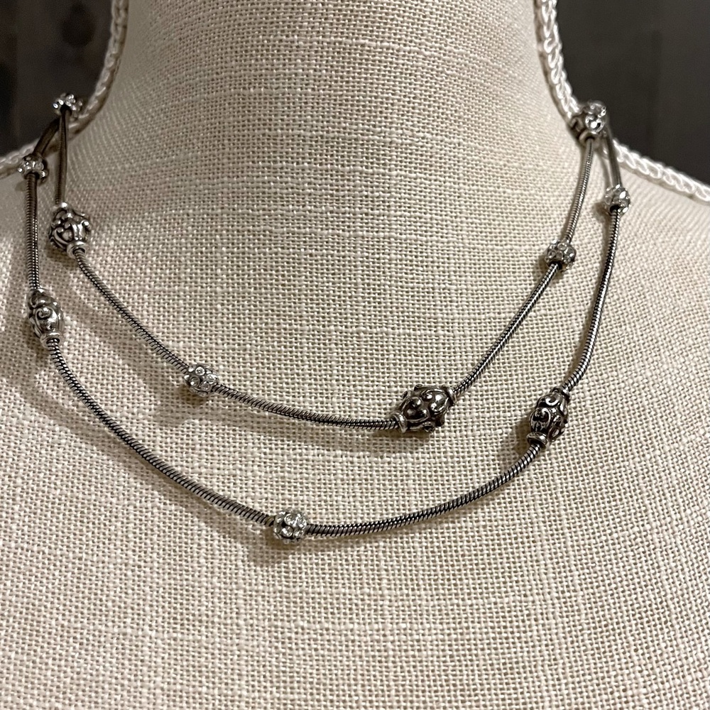 Brighton double strand necklace